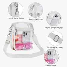 Load image into Gallery viewer, USPECLARE Clear Purse for Stadium Events Transparent Messenger Bag