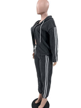 Load image into Gallery viewer, Fashion Hooded Padded Vest Sport Three Piece Pants Set