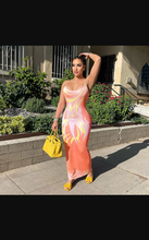 Load image into Gallery viewer, Sexy Printed Backless Sling Maxi Dress