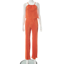 Load image into Gallery viewer, Solid Camisole Top Pants Casual Suit