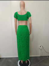 Load image into Gallery viewer, Sexy Solid Color Three Piece Skirts Set