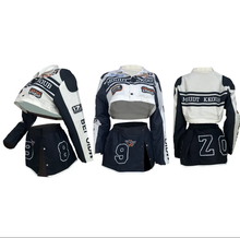 Load image into Gallery viewer, Letter Printed Removable Two Wear Baseball Jacket
