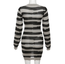 Load image into Gallery viewer, Sexy Knits Contrast Color Mini Dress
