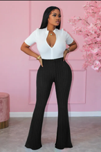 Load image into Gallery viewer, Fahion Solid Color Micro Flare Pants