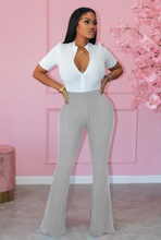 Load image into Gallery viewer, Fahion Solid Color Micro Flare Pants