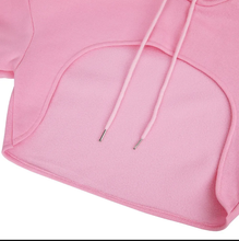 Load image into Gallery viewer, Solid Cropped Hoodie+Tank Top+Pants 3 Piece Sets