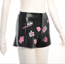 Load image into Gallery viewer, Sexy Slim Print Leather Short