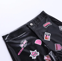 Load image into Gallery viewer, Sexy Slim Print Leather Short