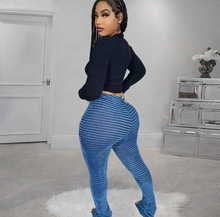 Load image into Gallery viewer, Fashion Furry Slim Stacked Pants