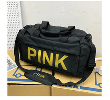 Load image into Gallery viewer, PINK Letter Travel Sports Portable Shoulder Storage Bag