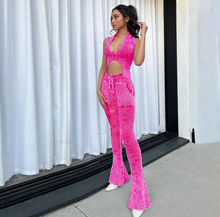 Load image into Gallery viewer, Sexy Knits Sleeveless Vest Flare Pants 2 Piece Set