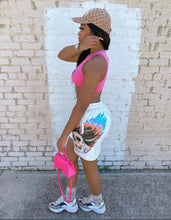 Load image into Gallery viewer, Skull Print Tank Top Shorts Two Piece Set