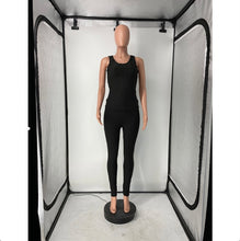 Load image into Gallery viewer, Solid Tanks+Zipper Coat+Pants 3 Piece Sets