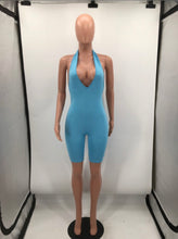 Load image into Gallery viewer, Sexy Deep V Neck Backless Romper