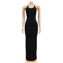 Load image into Gallery viewer, Sexy Backless U Neck Maxi Dress