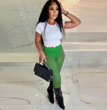 Load image into Gallery viewer, Plus Size Mesh See Through Night Club Pants Www.dreamempirellc.com