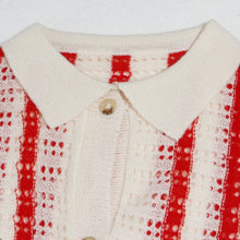 Load image into Gallery viewer, Knitted Sweater Long Sleeve Two Piece Shorts Sets