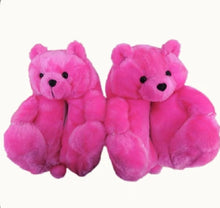 Load image into Gallery viewer, Teddy Bear Home Cute Plush Warm Slippers