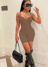 Load image into Gallery viewer, A Solid Sexy Spaghetti Strap Tight Romper