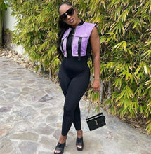 Load image into Gallery viewer, Trendy Sleeveless Zipper Buckle Top
