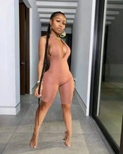 Load image into Gallery viewer, Sexy Deep V Neck Backless Romper