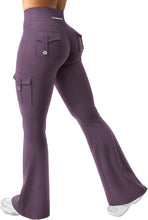 Load image into Gallery viewer, YEOREO CoreFlex Women Workout Flare Leggings
