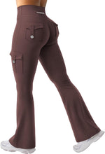 Load image into Gallery viewer, YEOREO CoreFlex Women Workout Flare Leggings
