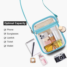 Load image into Gallery viewer, USPECLARE Clear Purse for Stadium Events Transparent Messenger Bag
