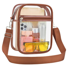 Load image into Gallery viewer, USPECLARE Clear Purse for Stadium Events Transparent Messenger Bag
