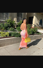 Load image into Gallery viewer, Sexy Printed Backless Sling Maxi Dress
