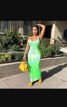 Load image into Gallery viewer, Sexy Printed Backless Sling Maxi Dress
