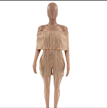 Load image into Gallery viewer, Fashion Ruffle Pleated Romper
