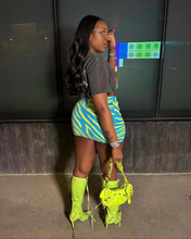 Load image into Gallery viewer, Casual Print Top Skirt Two Piece Set
