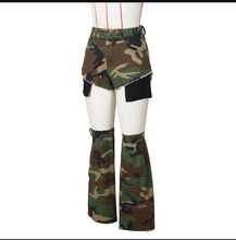 Load image into Gallery viewer, Camouflage Short Pant Leg Cover Three Piece Set
