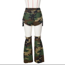 Load image into Gallery viewer, Camouflage Short Pant Leg Cover Three Piece Set
