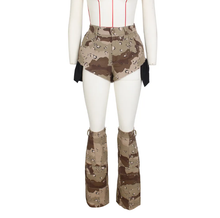 Load image into Gallery viewer, Camouflage Short Pant Leg Cover Three Piece Set
