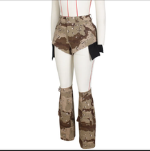 Load image into Gallery viewer, Camouflage Short Pant Leg Cover Three Piece Set
