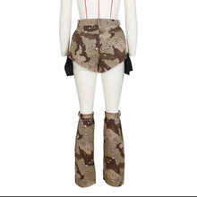 Load image into Gallery viewer, Camouflage Short Pant Leg Cover Three Piece Set
