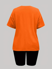Load image into Gallery viewer, Fashion Print Short Sleeve Short Two Piece
