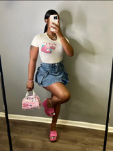 Load image into Gallery viewer, Casual Denim Slim Mini Skirt
