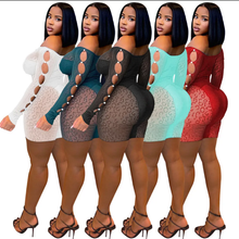 Load image into Gallery viewer, Off Shoulder Sexy Hollow Rompers
