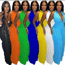 Load image into Gallery viewer, Sexy Wrap Chest Halter High Waist Jumpsuit
