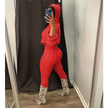 Load image into Gallery viewer, Solid Color Knit Sweater Two Piece Set
