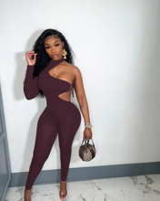 Load image into Gallery viewer, Sexy One Shoulder Hollow Out Jumpsuit
