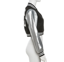 Load image into Gallery viewer, Fashion Letter Embroidery Splicing Slim Baseball Jacket
