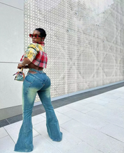 Load image into Gallery viewer, Fashion Zipper Adjustable Lumbar Slim Jeans
