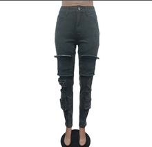 Load image into Gallery viewer, Casual Multicolor Slim Jeans
