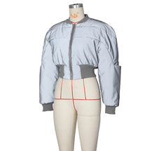 Load image into Gallery viewer, Long Sleeve Zipper Warm Casual Padded Cotton Jacket
