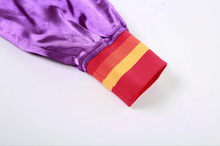 Load image into Gallery viewer, Embroidery Splicing Contrast Color Baseball Jacket
