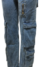 Load image into Gallery viewer, Casual Zipper Elasticated waist Jeans
